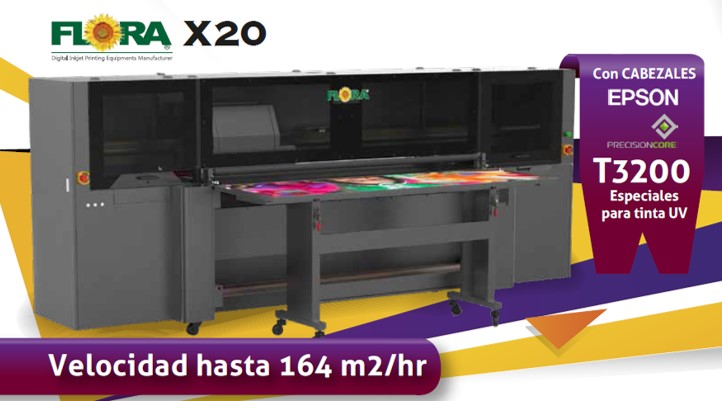 FLORA X20 Impresora UV Hibrida