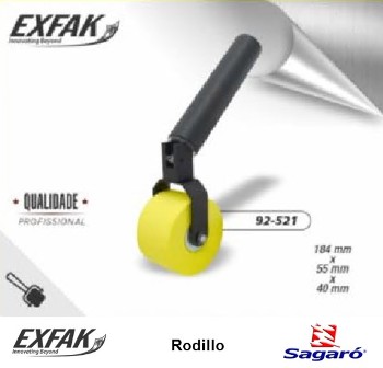 Accesorios Exfak Rodillo articulado amarillo